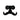 Black Moustache Cast Iron Coat Hook
