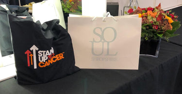 When you sponsor the goodie bags for; Stand Up 2 Cancer live show