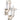 Set of 2 Raw Nickel Giraffe Curtain Holds/Coat Hooks