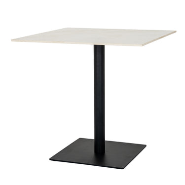 Romanby Stone Square Dining Table – White