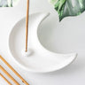 White Moon Incense Holder