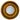 Antiqued Gold Deep Framed Small Convex Mirror