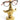 Antique Gold Moustache Glasses Holder