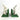 Cast Iron Antiqued Pair of White Rabbit Bookends