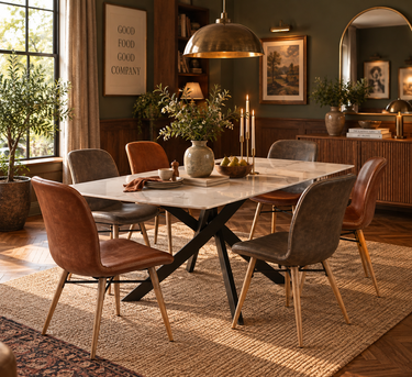 Durada Faux Leather Dining Chair