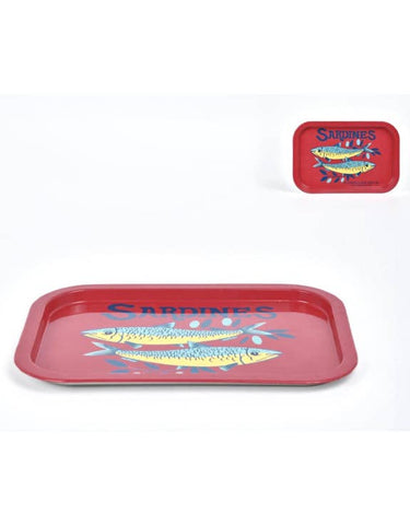 Retro "Sardines Tin" Serving Tray - To be bought in 2's