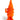 Small Bright Orange "Naughty Gnome" Figure