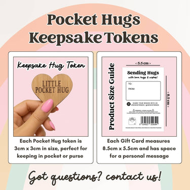 A BIG HUG - Oak Pocket Hug Token | J087