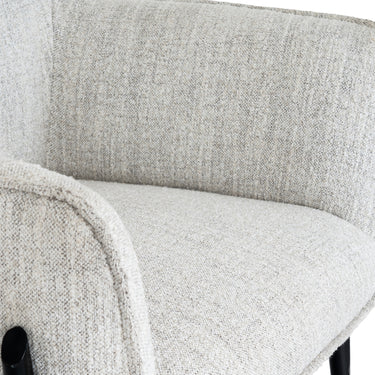 Zephra Neutral Fabric Accent Chair